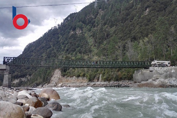 西藏林芝波密縣200型64米四排單層加強型，國內較大的單跨橋之一